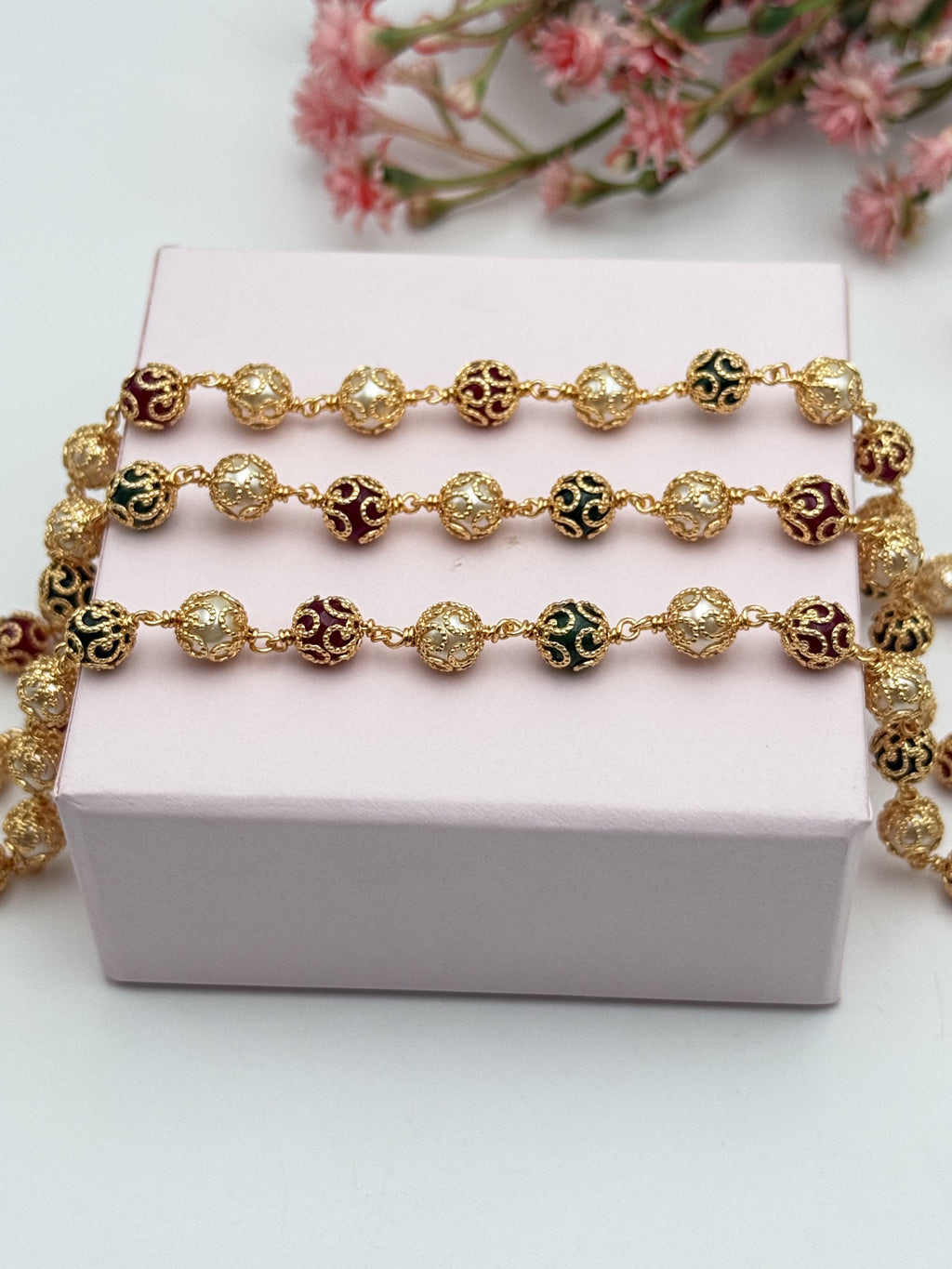 Royal Multi-Color Beaded Fancy Mala