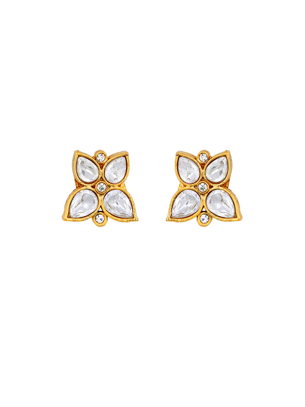 Aarohi Kundan Petal Polki Necklace Set