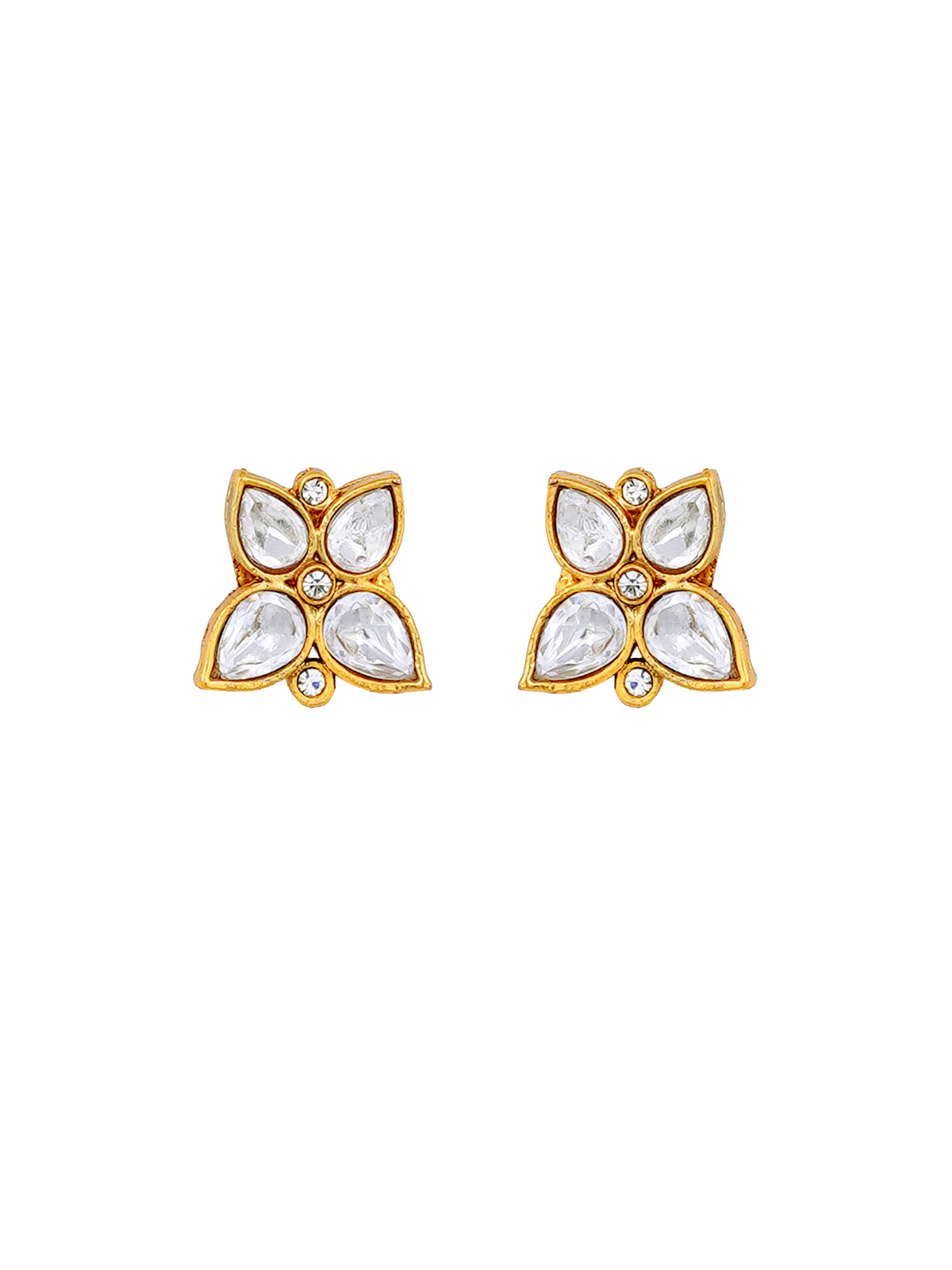 Aarohi Kundan Petal Polki Necklace Set