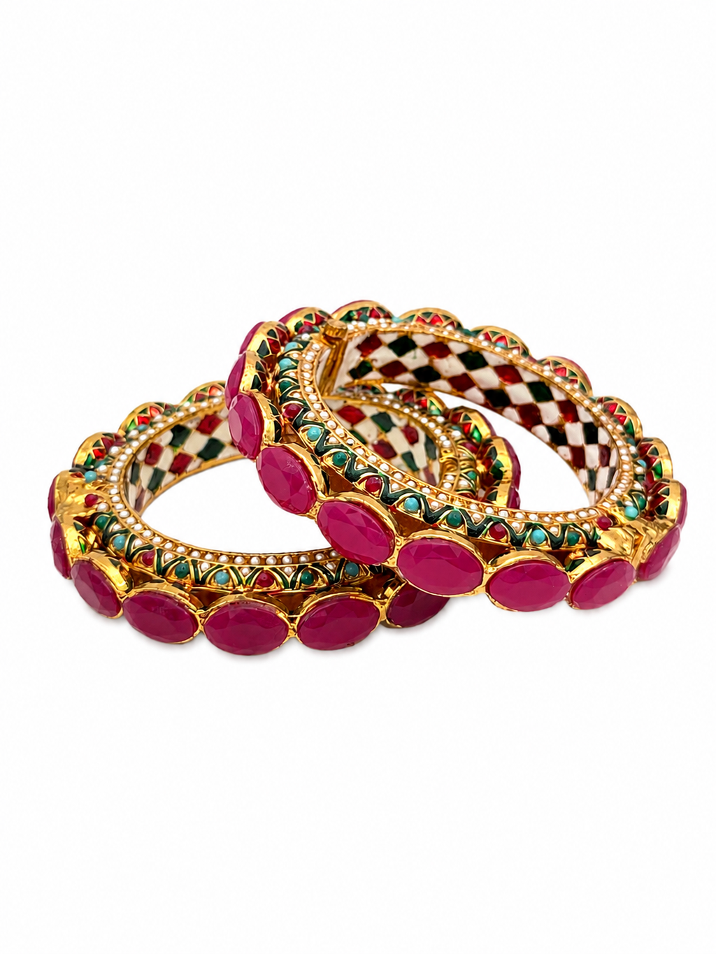 Rajvanshi Meenakari Bangle