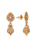 Aaradhya Pearl & Crystal Three-Layer Necklace Set