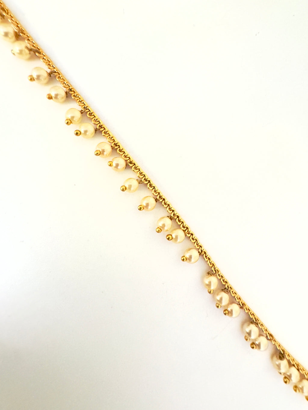 Pearl Beaded Golden Kamarbandh (Waist Belt)