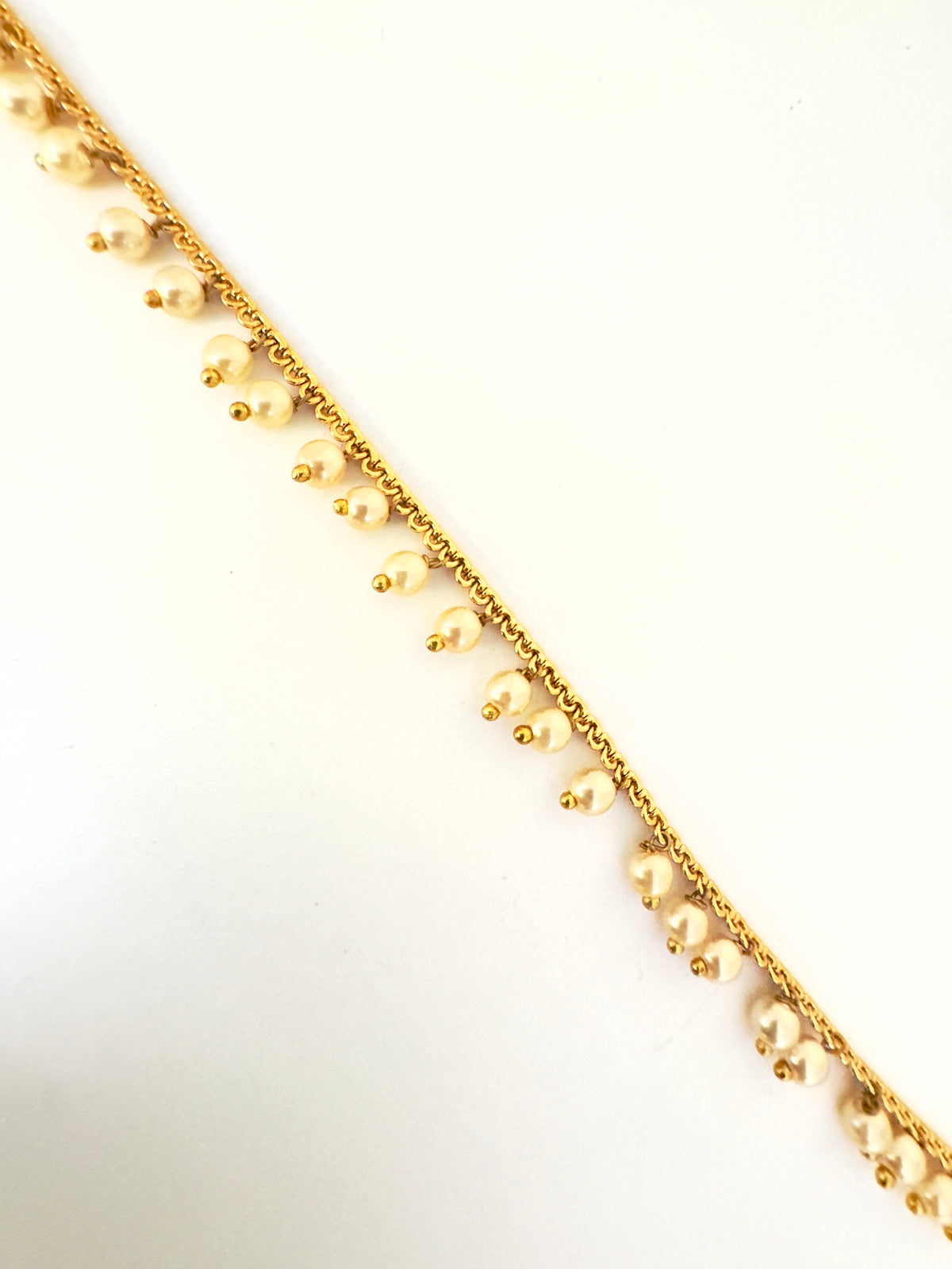 Pearl Beaded Golden Kamarbandh (Waist Belt)