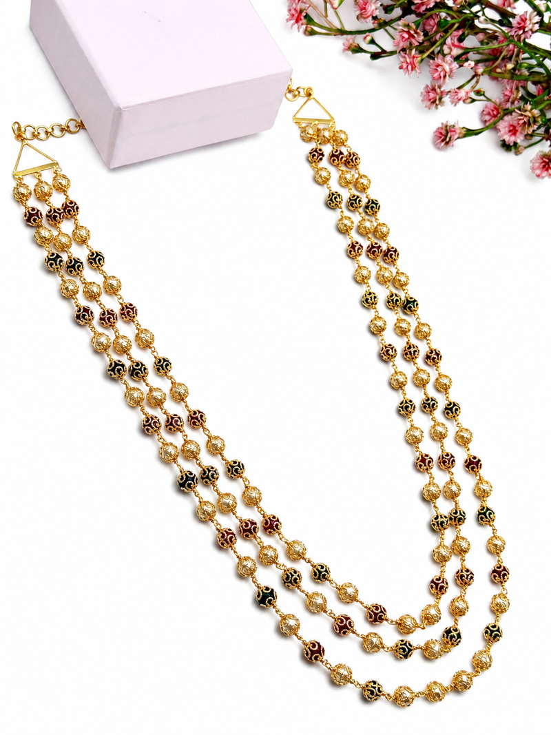 Royal Multi-Color Beaded Fancy Mala