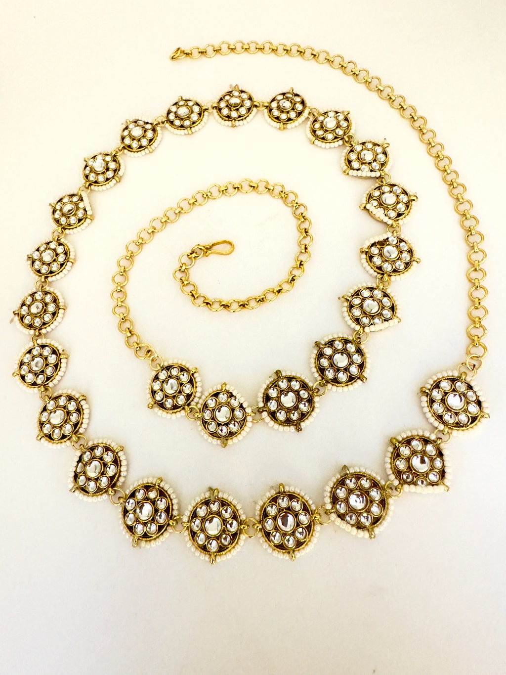 Traditional Kundan Pearl Kamarbandh
