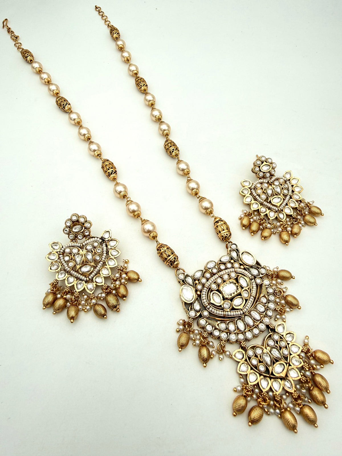 Pearl Drop Kundan Necklace