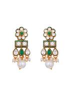 Royal Pearl Kundan Polki Choker Necklace Set