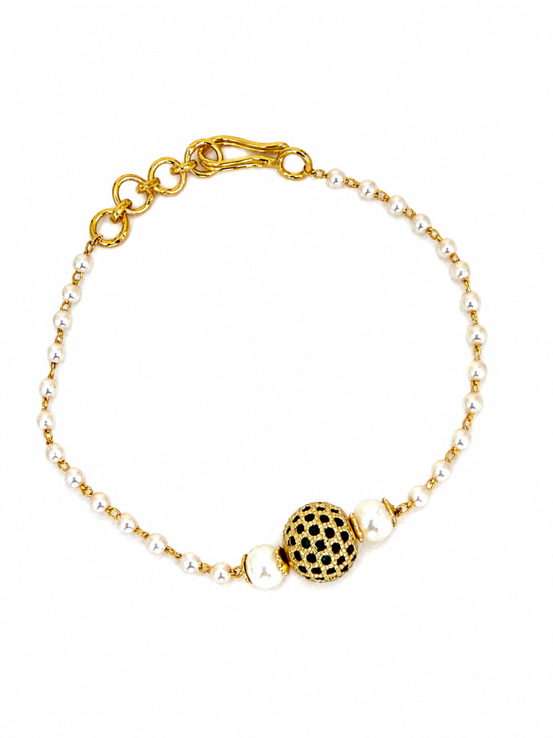 Pearlora Noir Bracelet