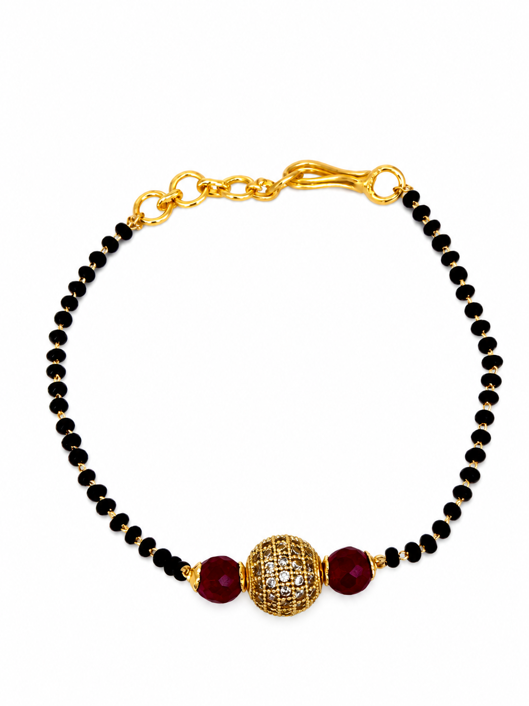 RubyCharm Noir Bracelet