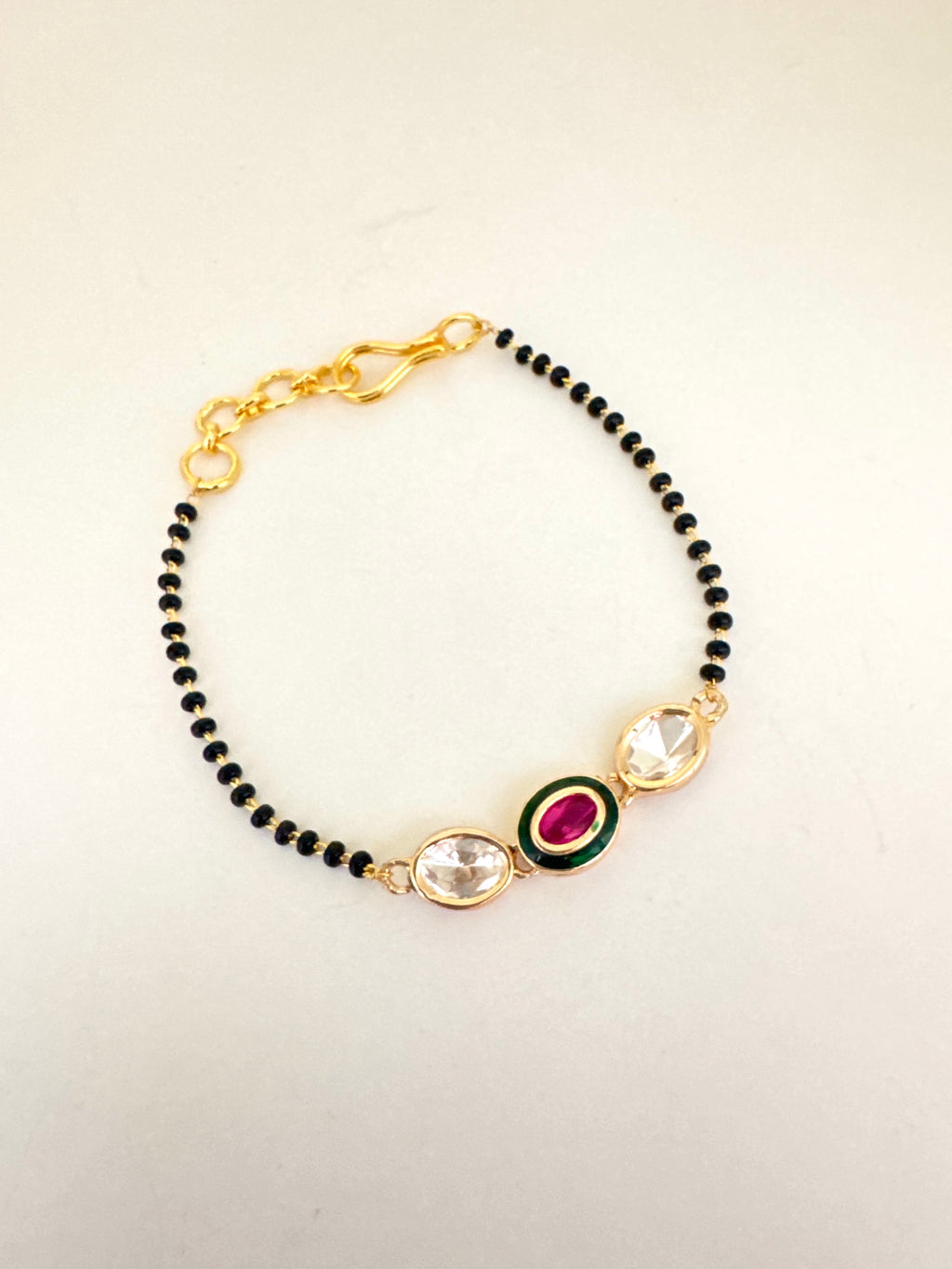 Rangoli Noir Mangalsutra Bracelet