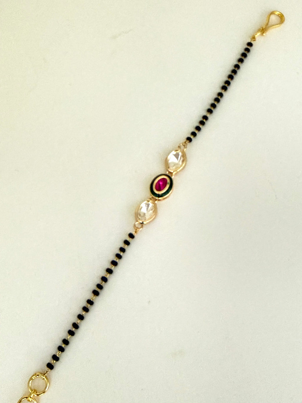 Rangoli Noir Mangalsutra Bracelet