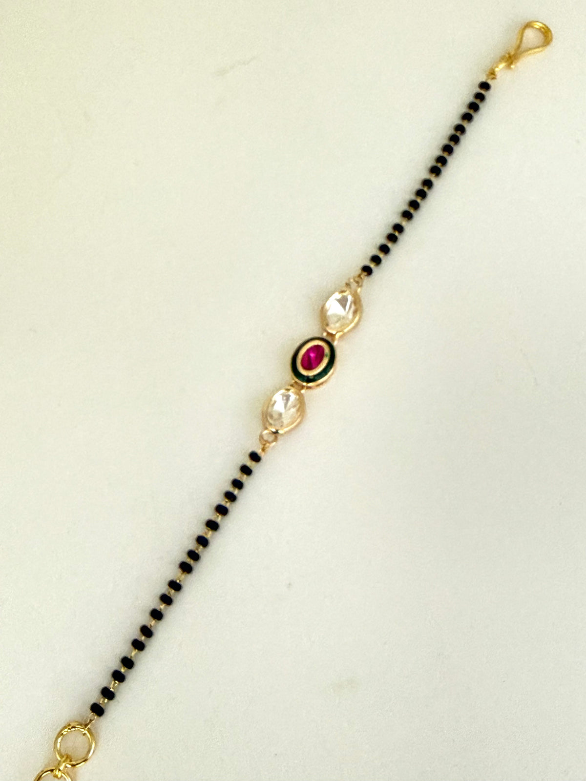 Rangoli Noir Mangalsutra Bracelet