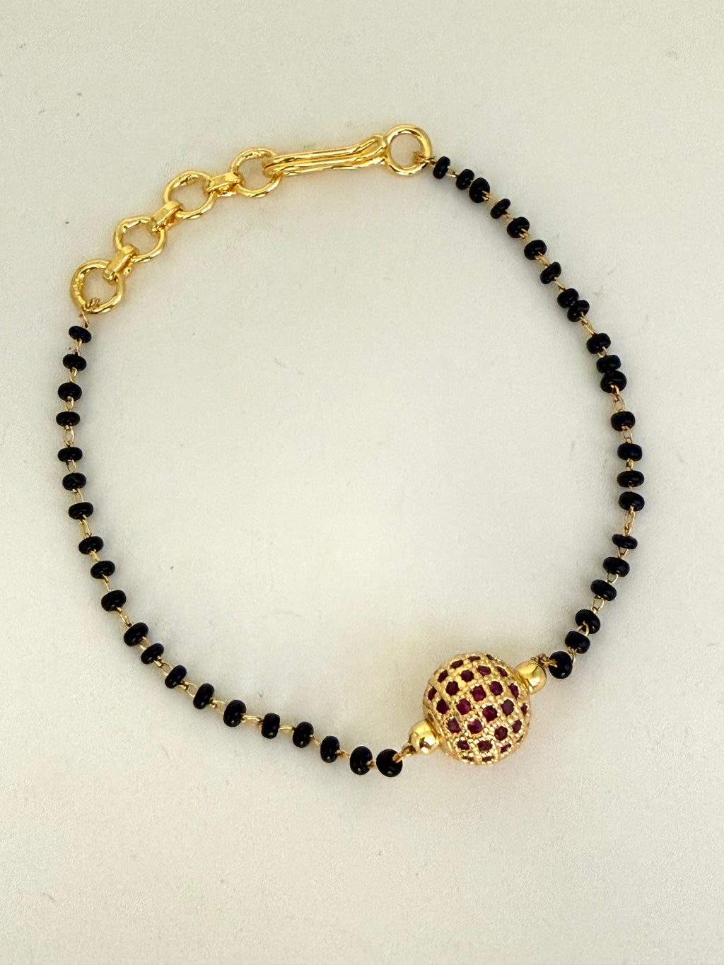RubyNoir Mangalsutra Bracelet