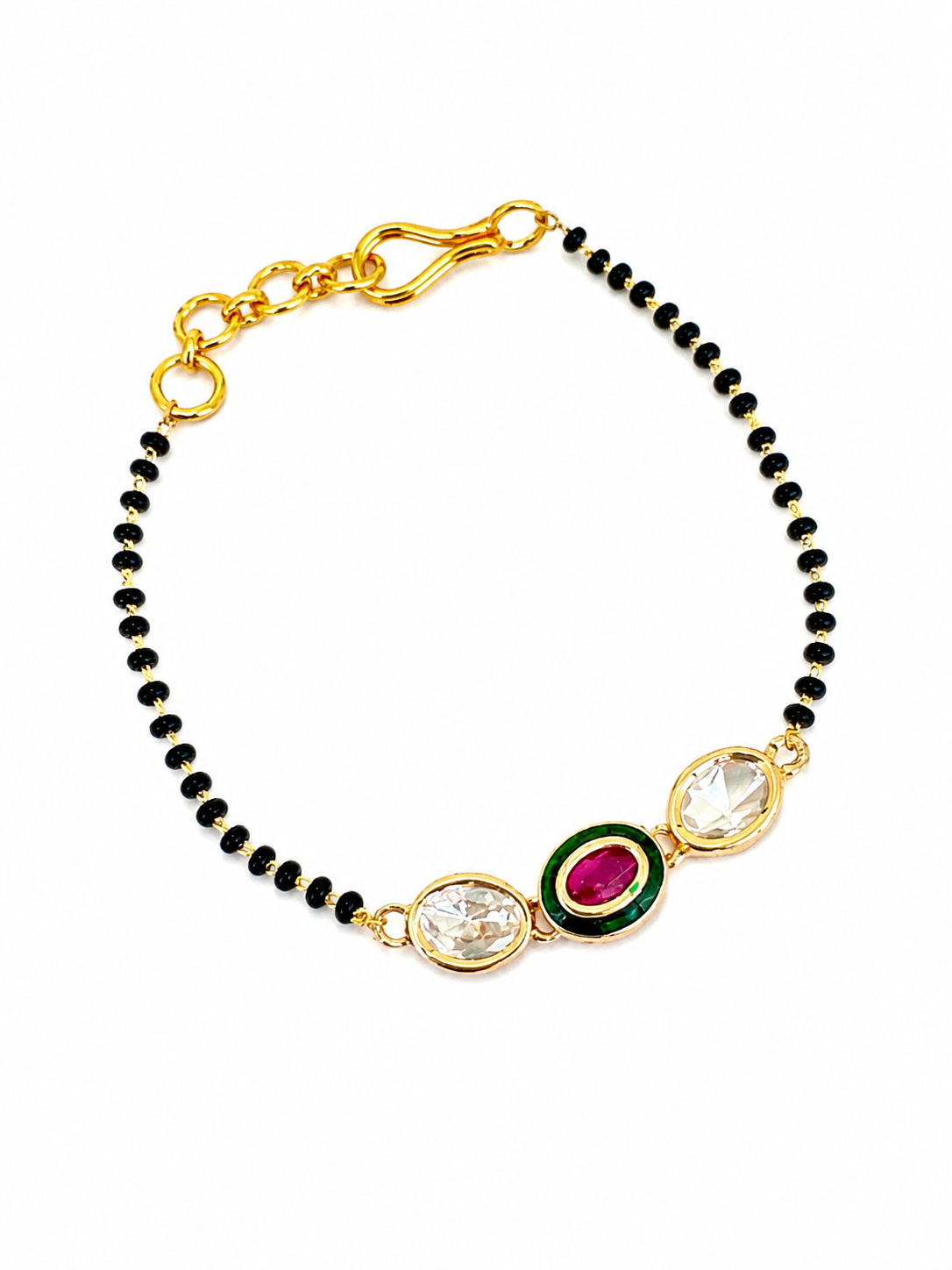 Rangoli Noir Mangalsutra Bracelet